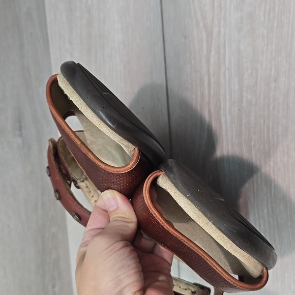 SAS Women Comfort Tripad Brown Leather Sandals Shoes Sz 8.5WW - Picture 5 of 10